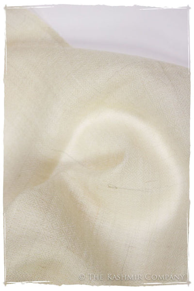 Ivory - Handloom Pashmina Cashmere Scarf