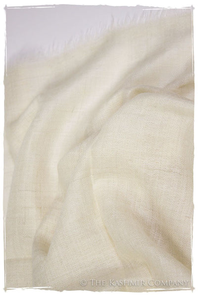 Ivory - Handloom Pashmina Cashmere Scarf