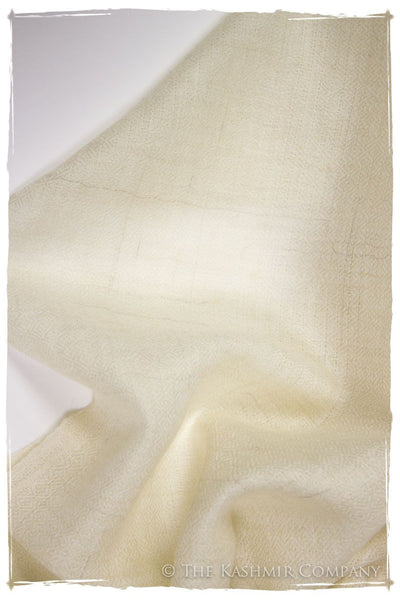 Ivory - Handloom Pashmina Cashmere Scarf