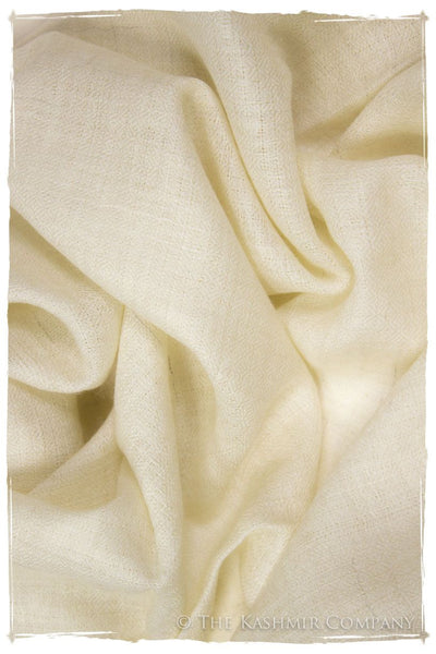 Ivory - Handloom Pashmina Cashmere Scarf