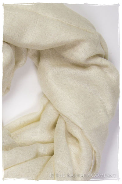 Ivory - Handloom Pashmina Cashmere Scarf