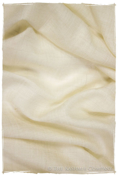 Ivory - Handloom Pashmina Cashmere Scarf