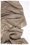 Taupe - Handloom Pashmina Cashmere Scarf