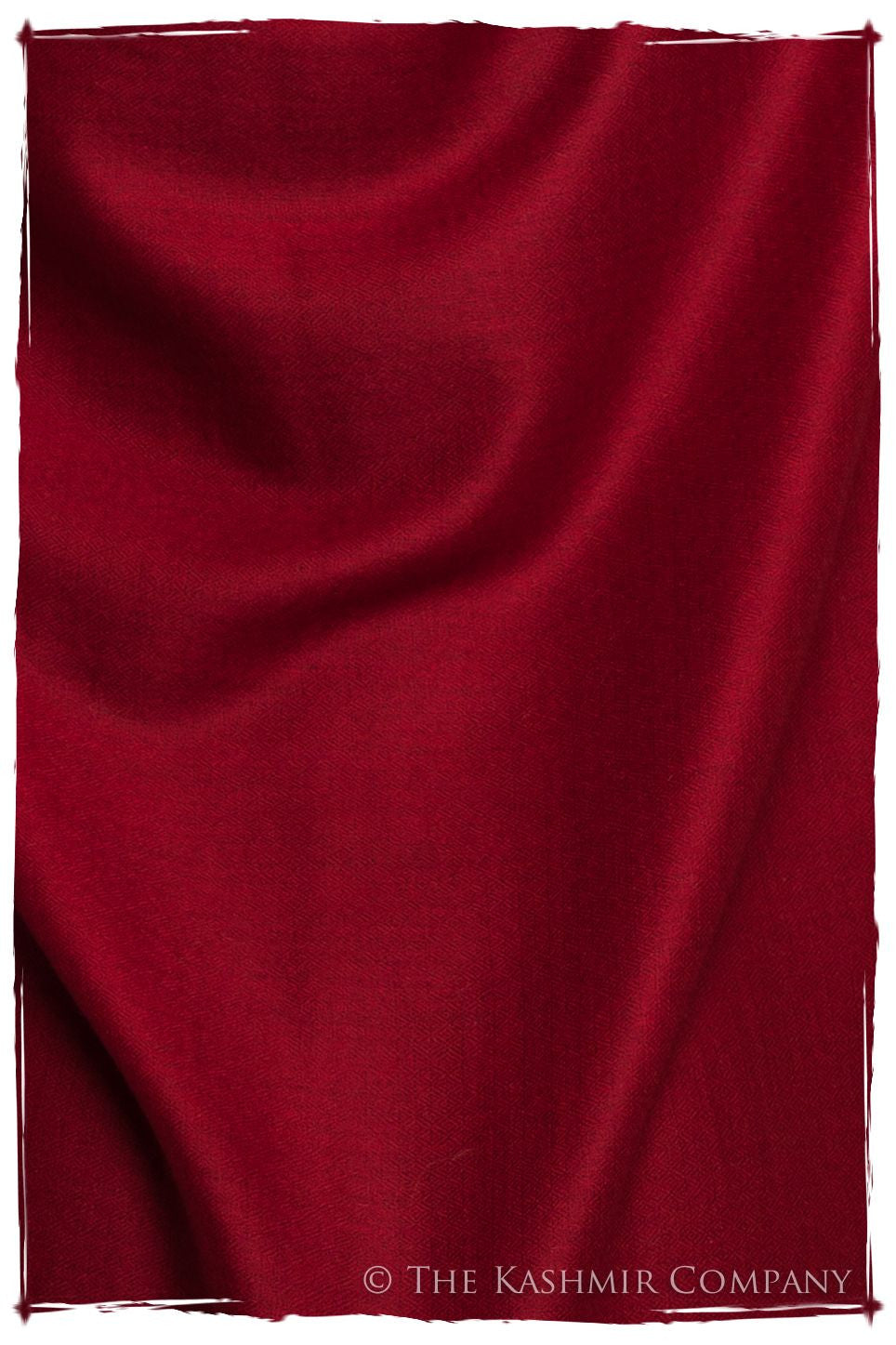 The Sophistiqué Bordeaux Frontière Shawl