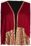 The Sophistiqué Bordeaux Royale Paisley Shawl