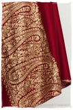 The Sophistiqué Bordeaux Royale Paisley Shawl