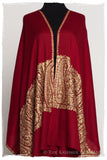 The Sophistiqué Bordeaux Royale Paisley Shawl