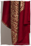 The Sophistiqué Bordeaux Royale Paisley Shawl