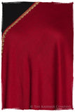 The Sophistiqué Bordeaux Royale Paisley Shawl