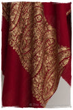 The Sophistiqué Bordeaux Royale Paisley Shawl