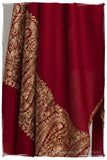 The Sophistiqué Bordeaux Royale Paisley Shawl