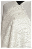 The Sophistiqué Ivoire Royale Paisley Shawl