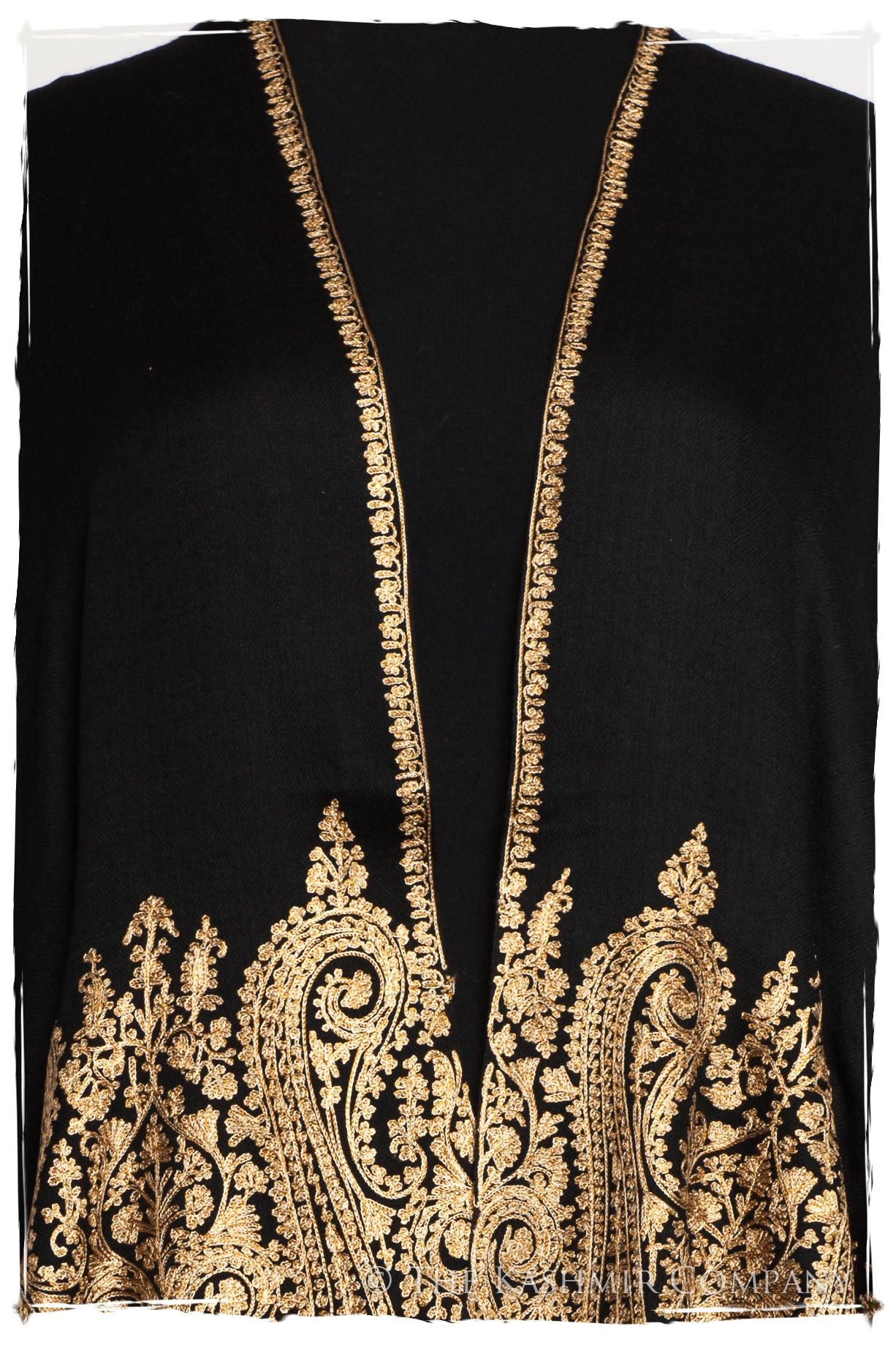 The Sophistiqué Oro Reine Paisley Shawl