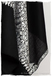 The Sophistiqué Argent Grâce Paisley Shawl