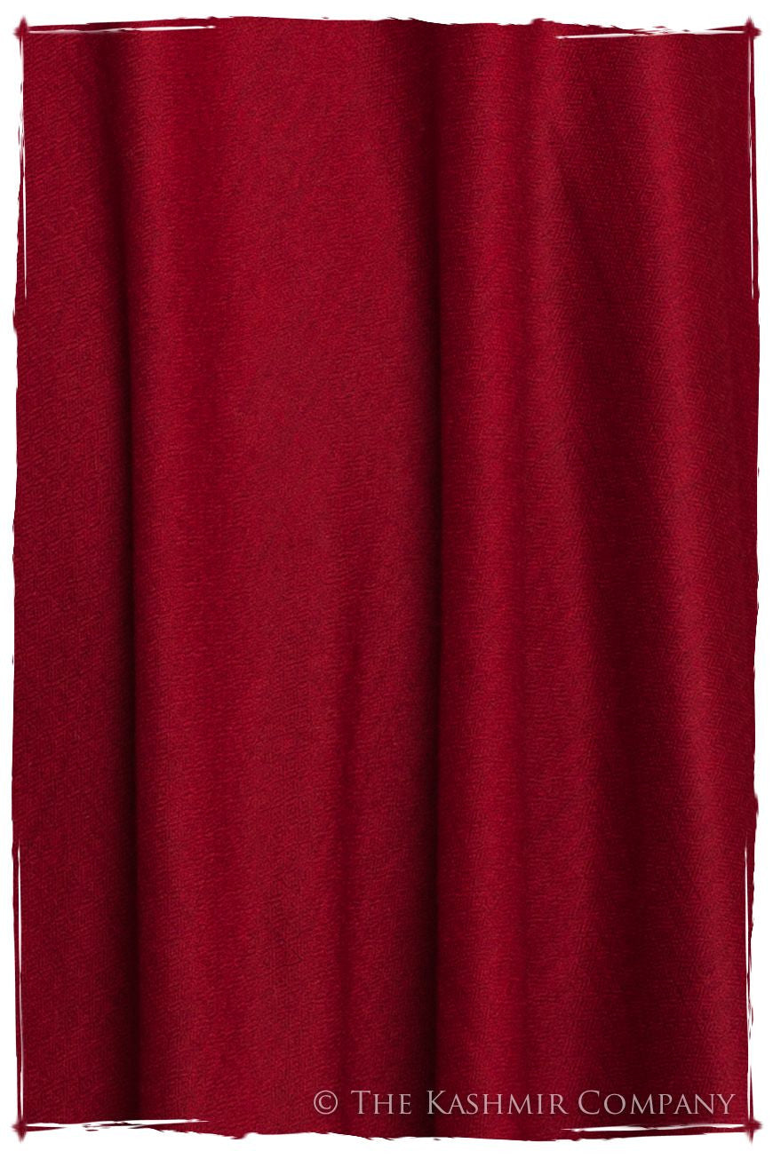 The Sophistiqué Argent Bordeaux Grâce Paisley Shawl