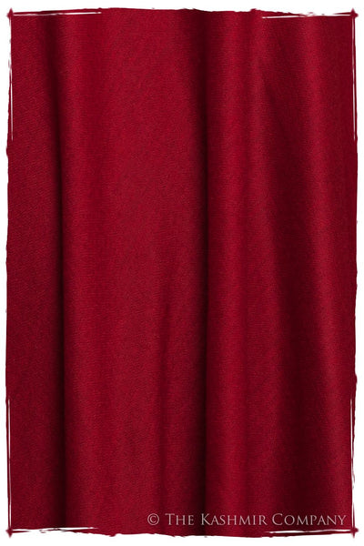 The Sophistiqué Argent Bordeaux Grâce Paisley Shawl