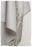 The Sophistiqué Gris Grâce Paisley Shawl
