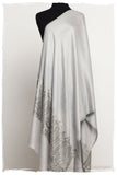 The Sophistiqué Gris Grâce Paisley Shawl