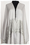 The Sophistiqué Gris Grâce Paisley Shawl
