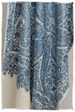 The Célébration Fabuleuse Bleu Marine Shawl