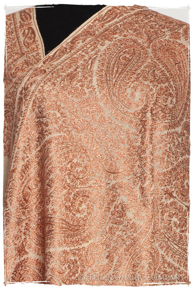 The Célébration Fabuleuse Copper Shawl