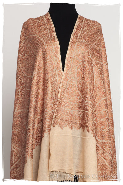 The Célébration Fabuleuse Copper Shawl