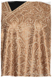 The Célébration Fabuleuse Gold Paisley Shawl