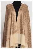 The Célébration Fabuleuse Gold Paisley Shawl