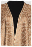 The Célébration Fabuleuse Gold Paisley Shawl