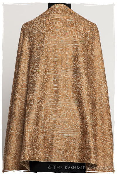 The Célébration Fabuleuse Gold Paisley Shawl