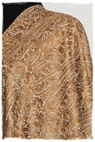 The Célébration Fabuleuse Gold Paisley Shawl