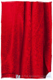 Bittersweet Rouge Royale Paisley Silk Scarf / Shawl