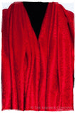 Bittersweet Rouge Royale Paisley Silk Scarf / Shawl
