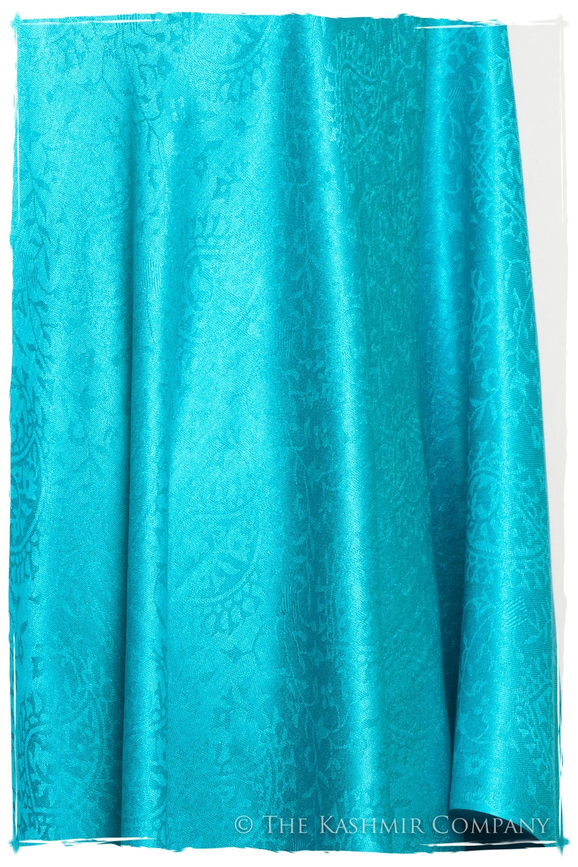 Capri Blue Royale Paisley Silk Scarf / Shawl