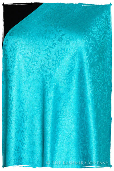 Capri Blue Royale Paisley Silk Scarf / Shawl