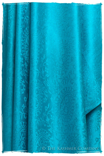Palace Blue Royale Paisley Silk Scarf / Shawl