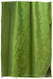 Chartreuse Royale Paisley Silk Scarf / Shawl