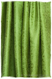 Chartreuse Jacquard Paisley Silk Scarf / Shawl