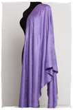 Amethyst Royale Paisley Silk Scarf / Shawl