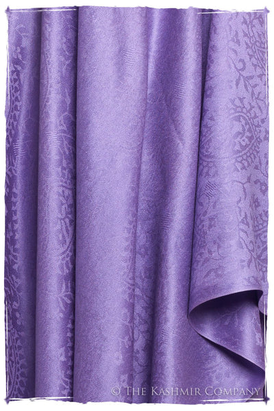 Amethyst Royale Paisley Silk Scarf / Shawl