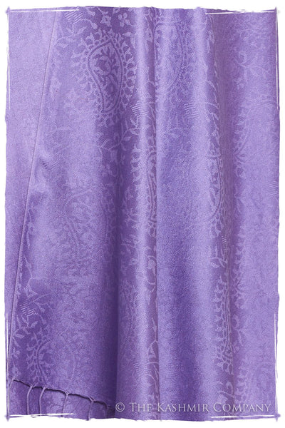 Amethyst Royale Paisley Silk Scarf / Shawl