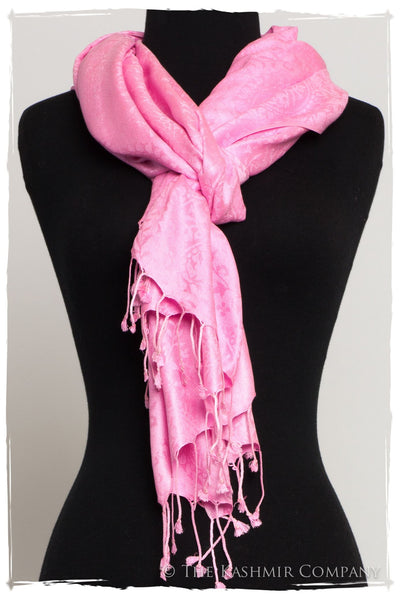 La Rose Royale Paisley Silk Scarf / Shawl