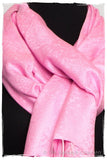La Rose Jacquard Paisley Silk Scarf / Shawl