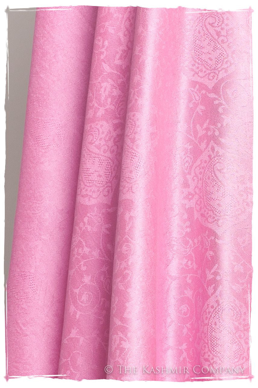 La Rose Jacquard Paisley Silk Scarf / Shawl