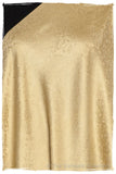 Inca Gold Jacquard Paisley Silk Scarf / Shawl