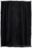 Noir Jacquard Paisley Silk Scarf / Shawl
