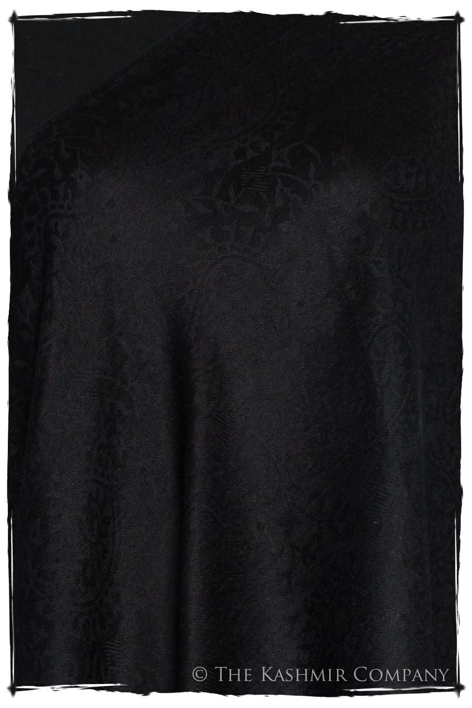 Noir Royale Paisley Silk Scarf / Shawl