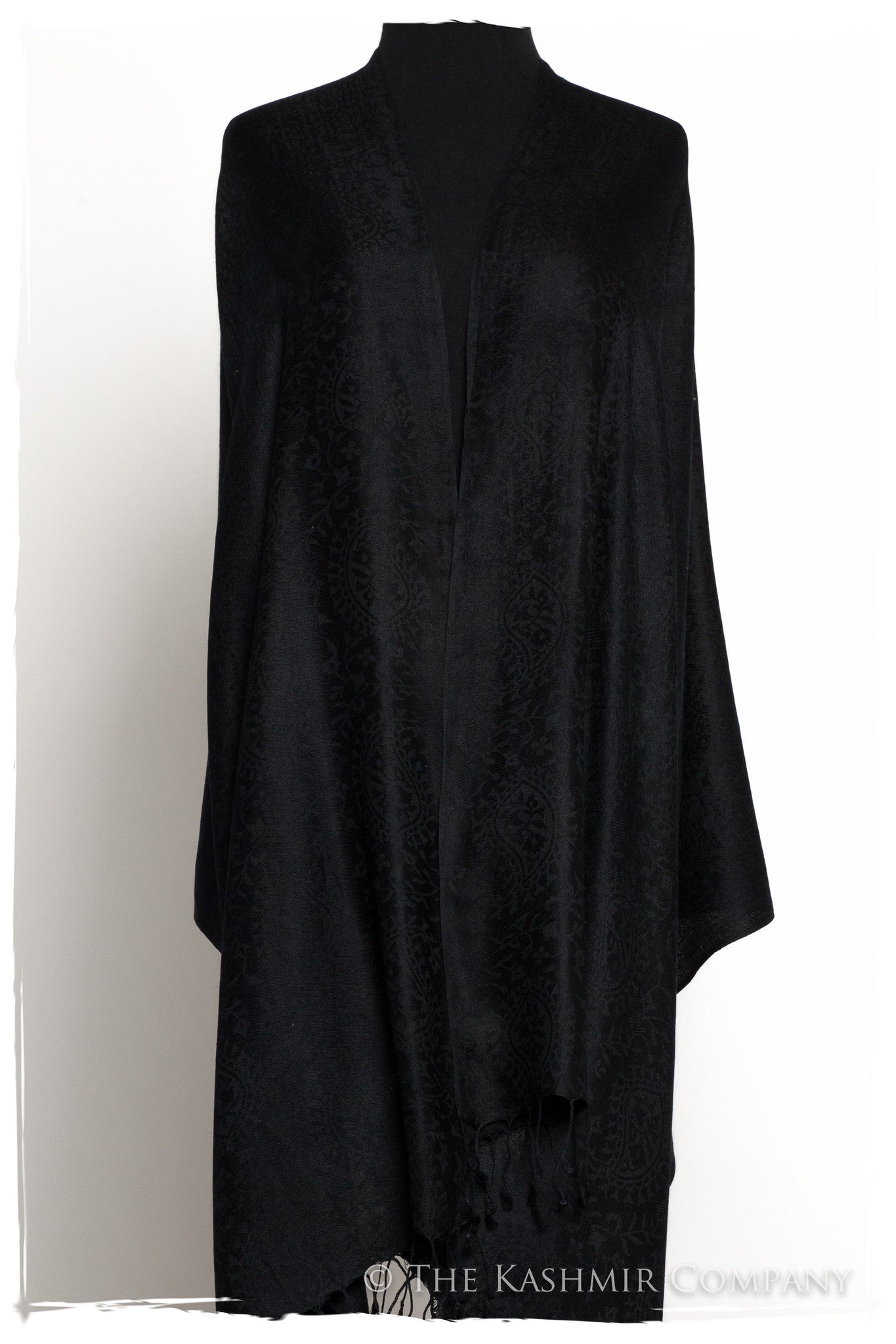 Noir Royale Paisley Silk Scarf / Shawl