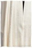 Crème Ivoire Royale Paisley Silk Scarf / Shawl
