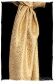 Aztec Gold Royale Paisley Silk Scarf / Shawl